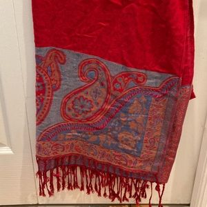 Red Pashmina